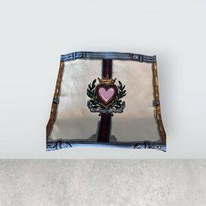 Gorgeous Brighton Heart Emblem Brighton Bag with Gold and Silver Accents